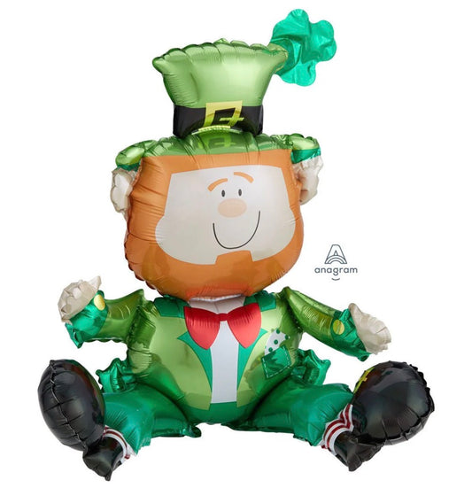 St. Patrick's Day - 22-inch sitting Balloon aluminum foil Anagram balloon, multicolor