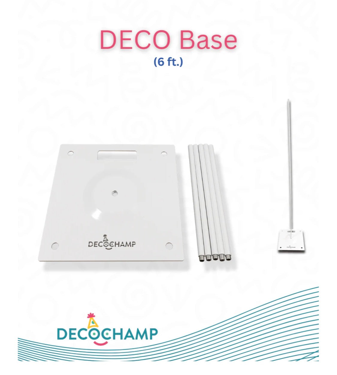 DecoBase 6 Ft - 12 in x 12 in by DecoChamp ( No Returns)