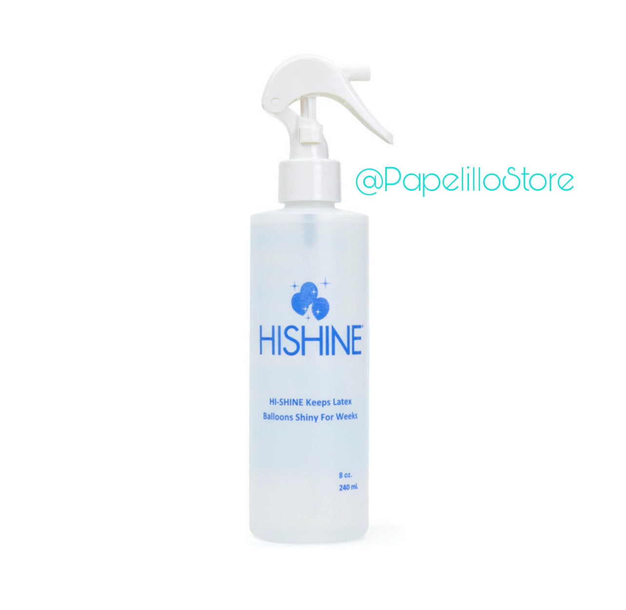Hi-Shine 8 oz. BOTTLE WITH SPRAYER No Returns Hi Shine Keeps Latex Balloons Shiny For Weddings