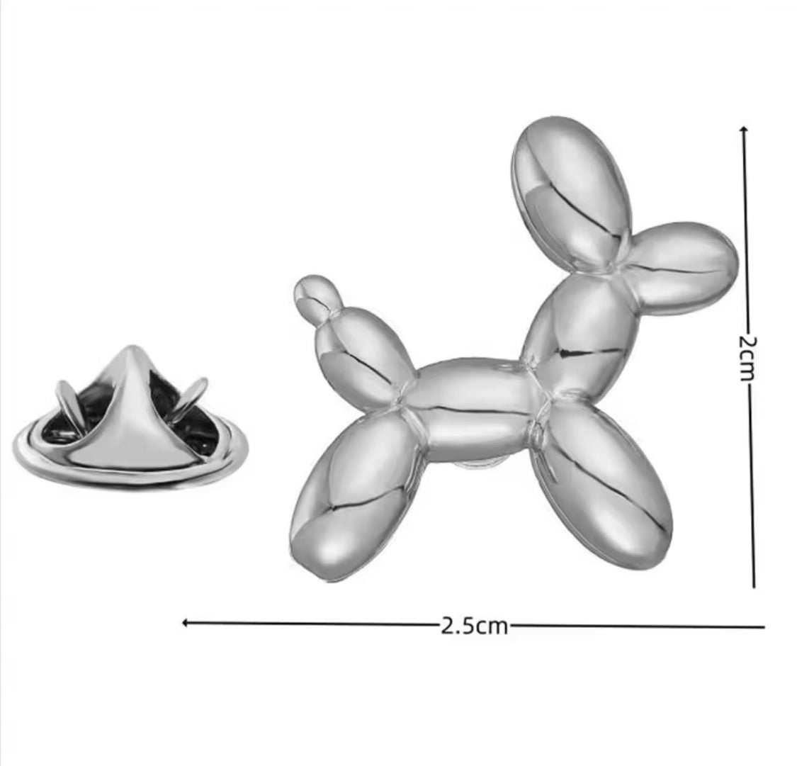 Balloon Dog Enamel Pin 📍