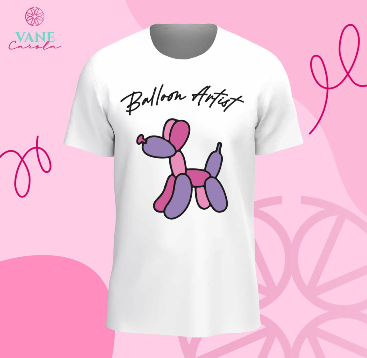 BALLOON ARTIST T-SHIRT ( CUSTOM T SHIRTS)