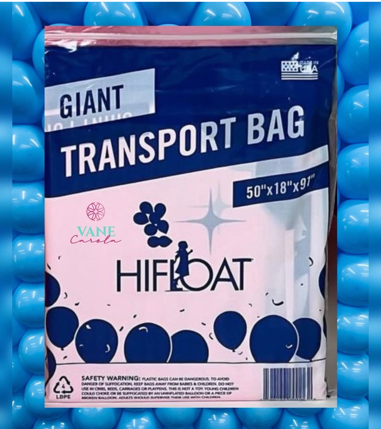 HI-FLOAT GIANT BALLOON TRANSPORT BAG! (NO RETURNS)