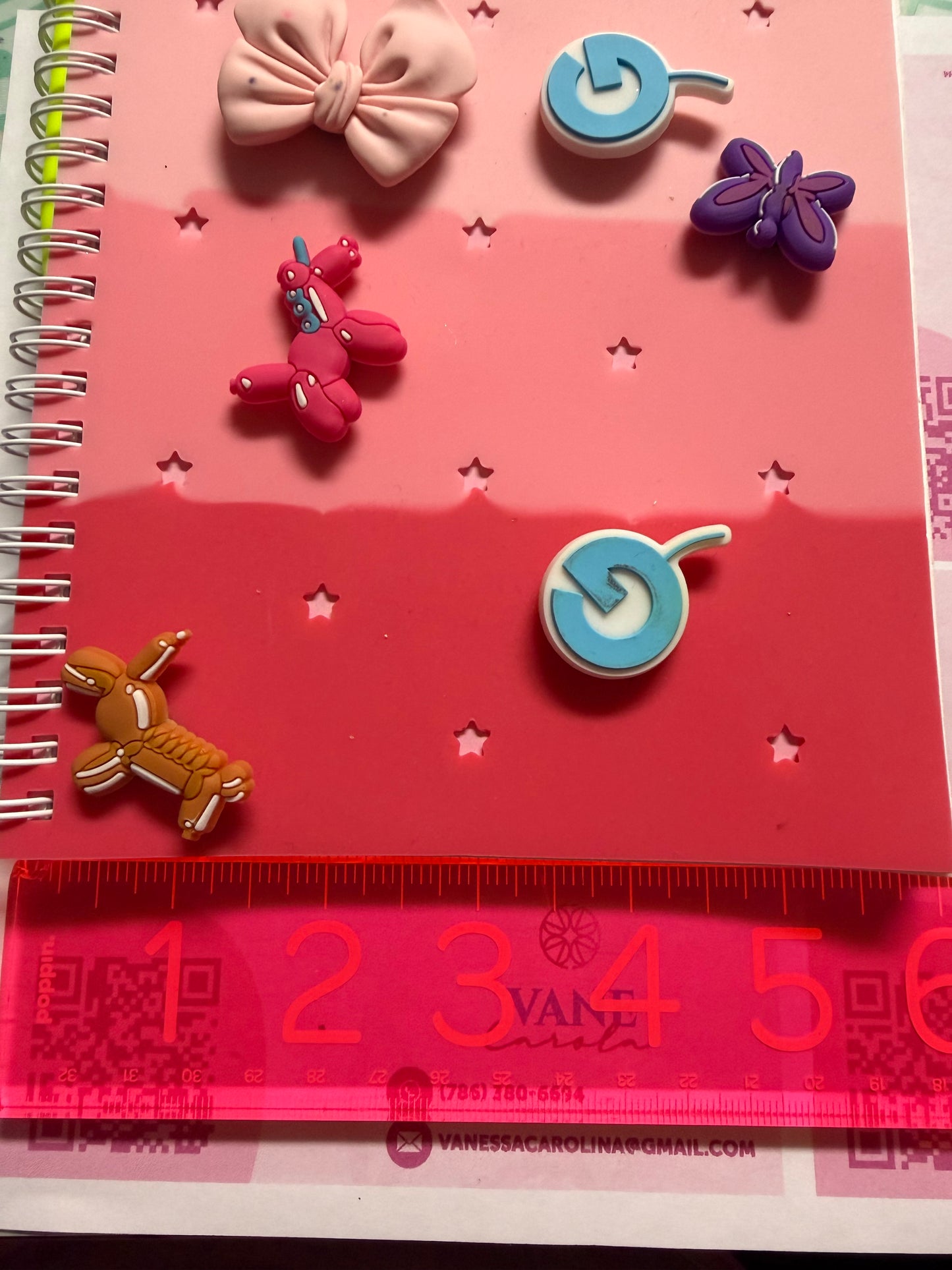 Silicone Widget Journal With Balloon Animal Charms for Kids Ages 6+ Perfect for Creative Writing and Drawing