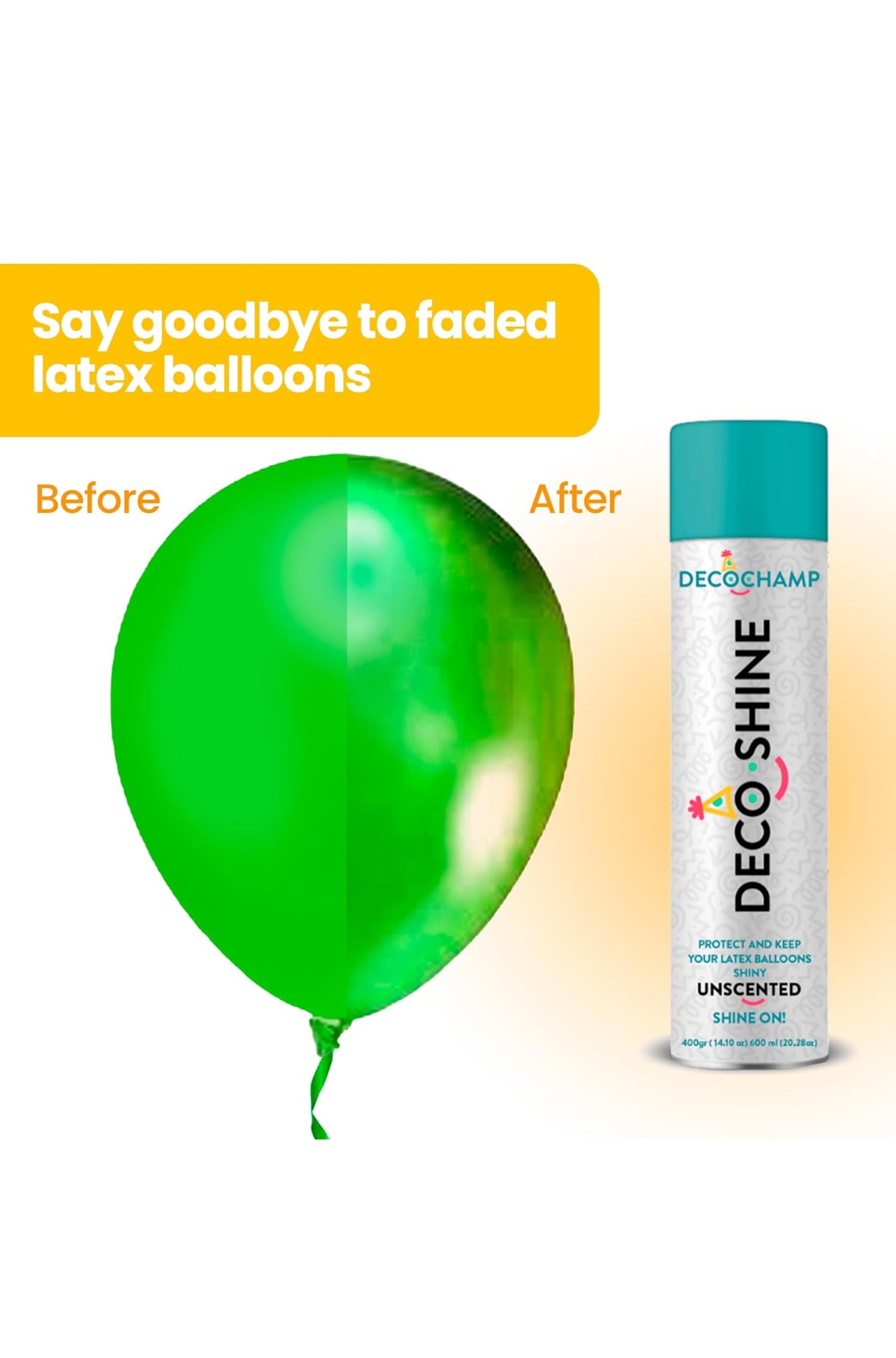 Deco Shine, Balloon Spray (No returns, no express shipping)
