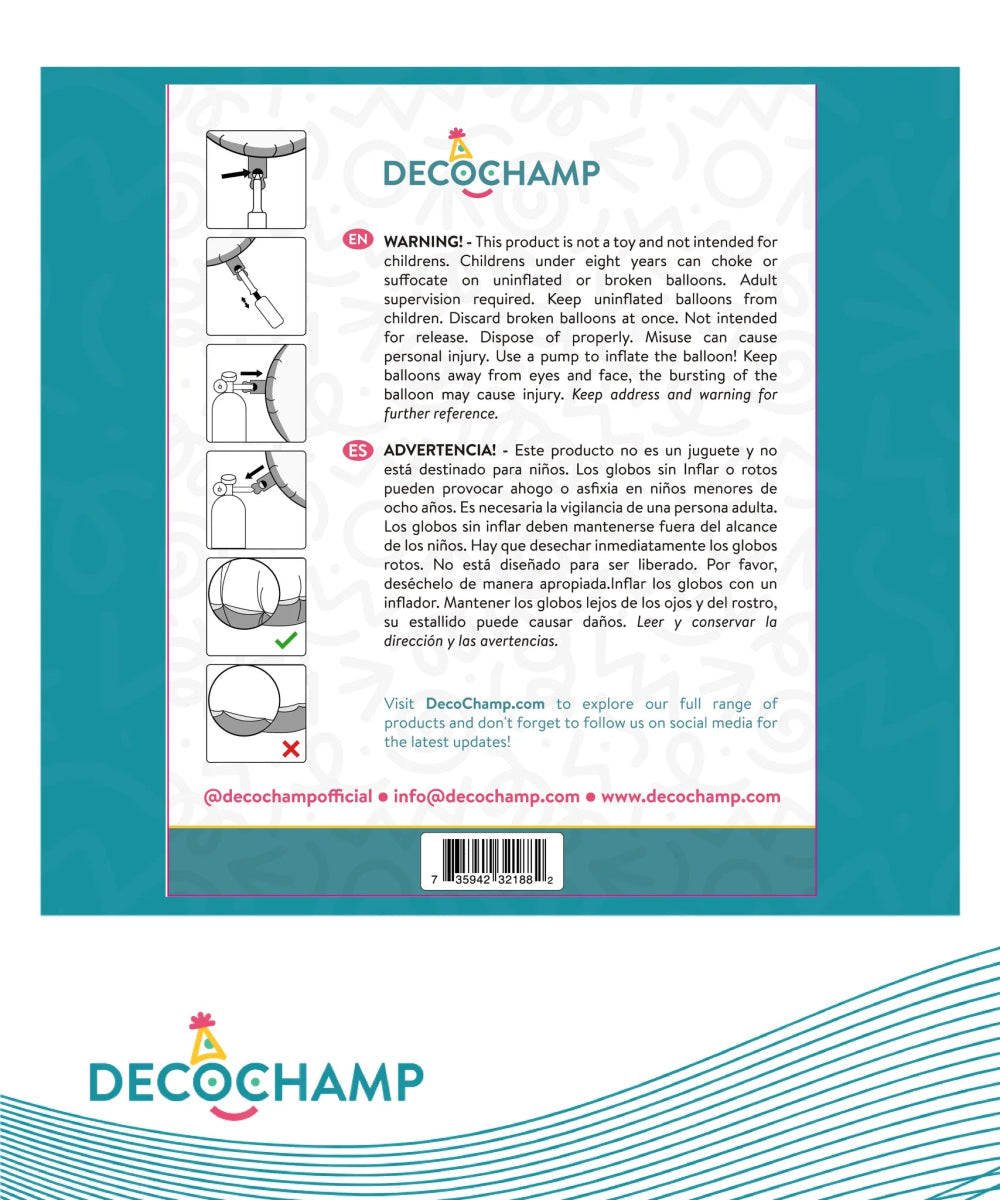 Decobobo DECOCHAMP 24" Clear Bubble (Single Pack) (No Returns)