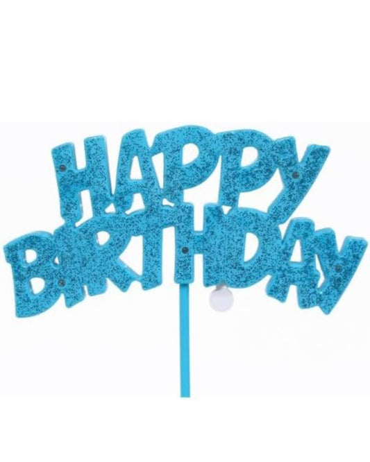 LED Flashing Cake Topper, Bakeware Pastry Decorating Tool for Birthday Desserts, Kitchen Accessory (No Returns)